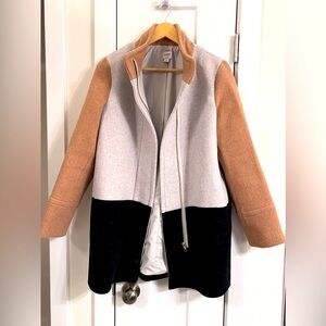 J Crew Wool Blend City Coat